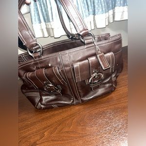 vintage Coach purse leather